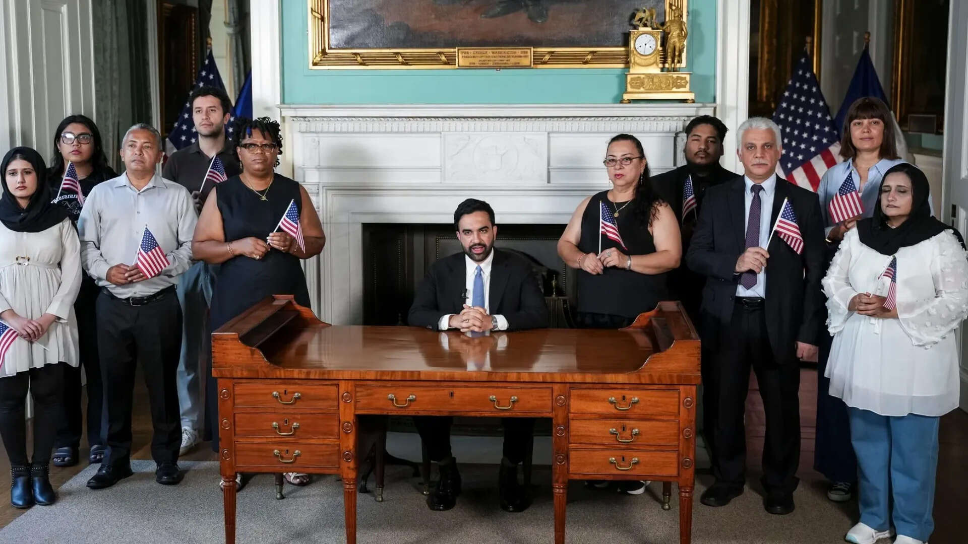 Did Zohran Mamdani sit on the wrong side of George Washington's desk? Billionaire Bill Ackman says it's evident the NYC mayor has never held any job