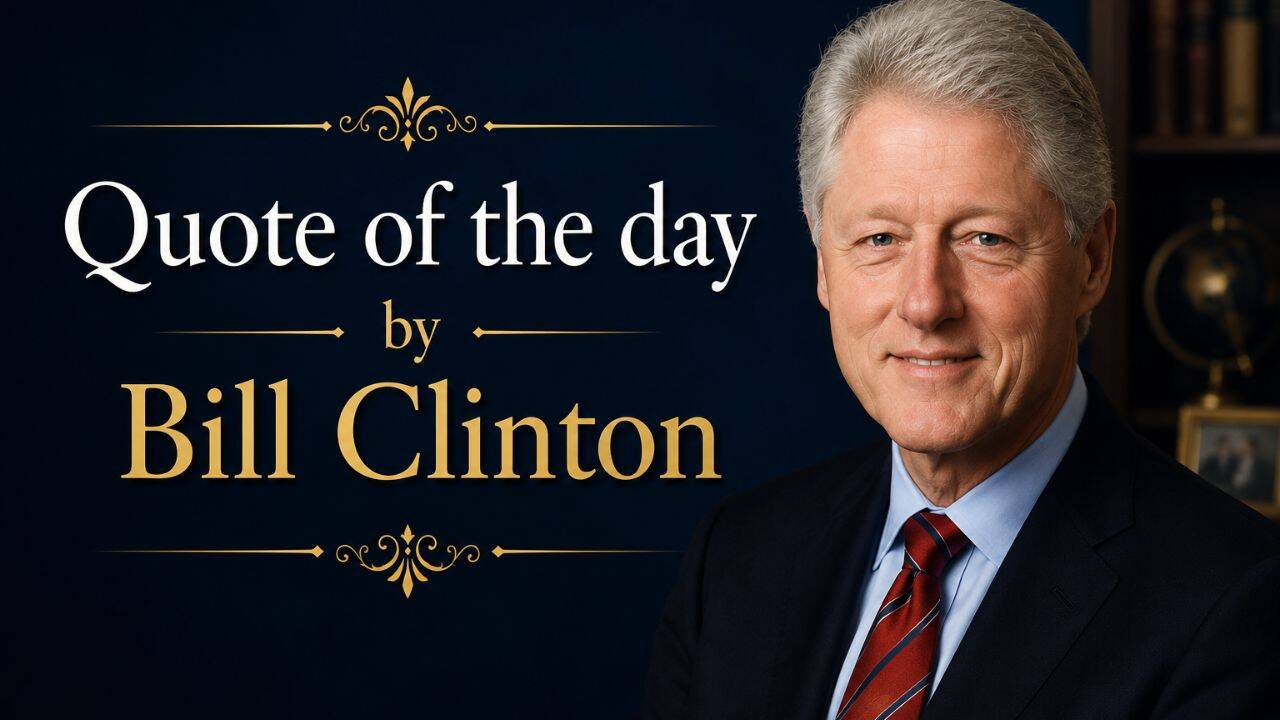 Quote of the day by Bill Clinton: “If you live long enough, you'll make mistakes. But if you learn from them, you'll be a better person. It's how you handle adversity, not how it affects you. The main thing is never quit, never quit, never quit.”