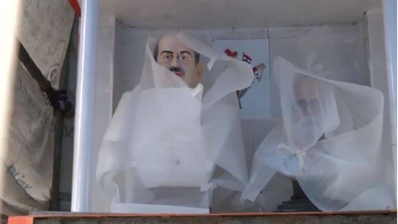 Syama Prasad Mukherjee statue vandalised in Kolkata, tile and nameplate damaged