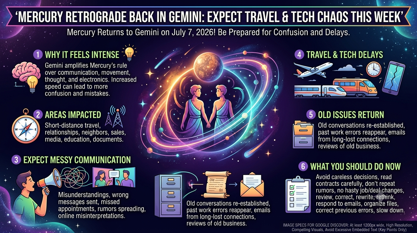 Mercury Retrograde Back in Gemini