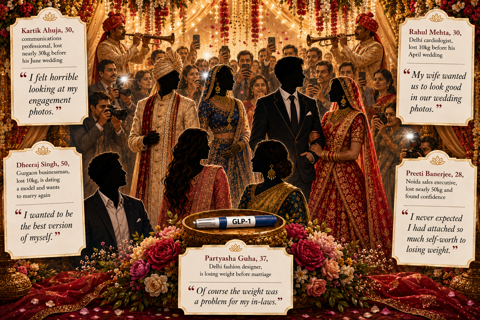 Couples consider GLP-1 injections to lose weight before wedding events