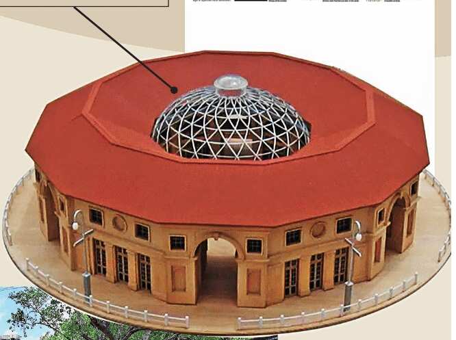 The restored market is expected to have a glass dome over the central courtyard, galleries, a cafeteria, a souvenir shop and office space