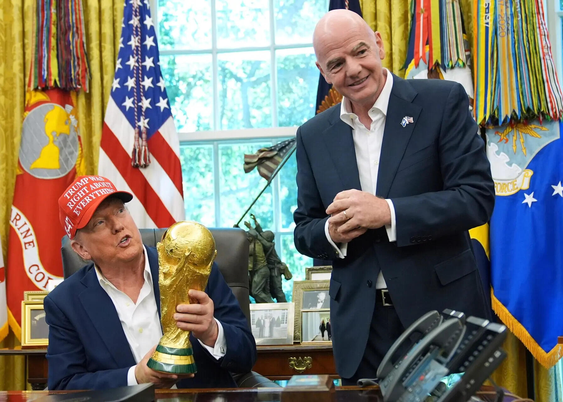 The Latest: Belgians to challenge FIFA decision to let Folarin Balogun play in World Cup match