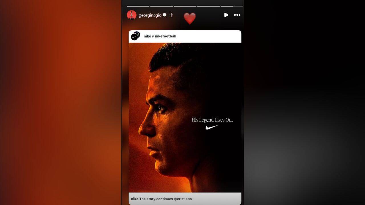 Georgina Rodríguez pays tribute to Cristiano Ronaldo