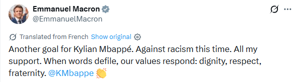 Emmanuel Macron post Emmanuel Macron post