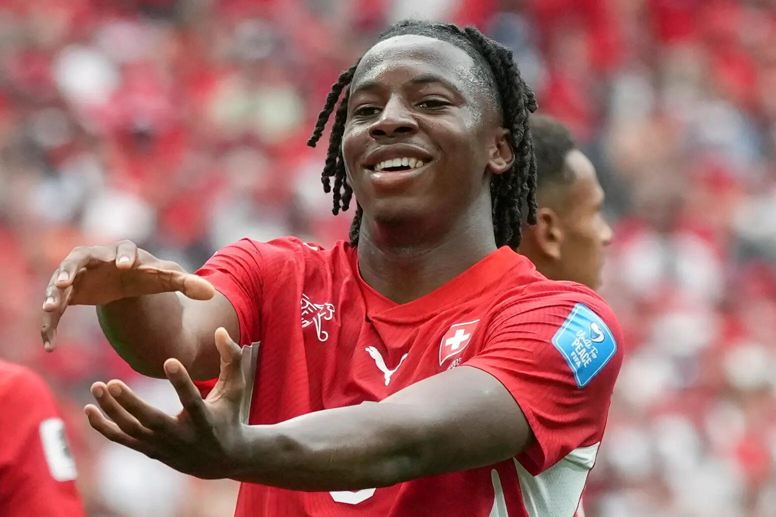 Swiss breakout star Manzambi and 2 others leave training ahead of World Cup clash with Colombia