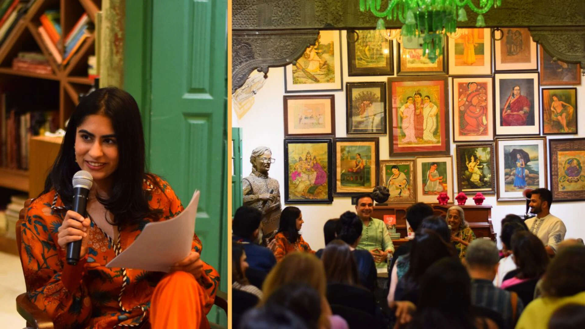 Moderated by Simar Malhotra, Founder of Inkpot India, the discussion featured Monish Gujral, Chairman of Moti Mahal; renowned food historian, Persian scholar and author Salma Husain; and chef, author and food writer Sadaf Hussain Untitled design