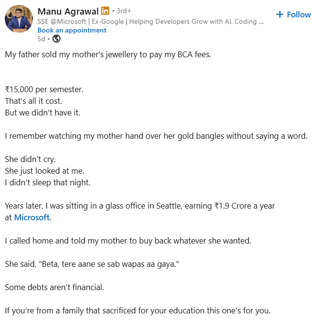 LinkedIn post