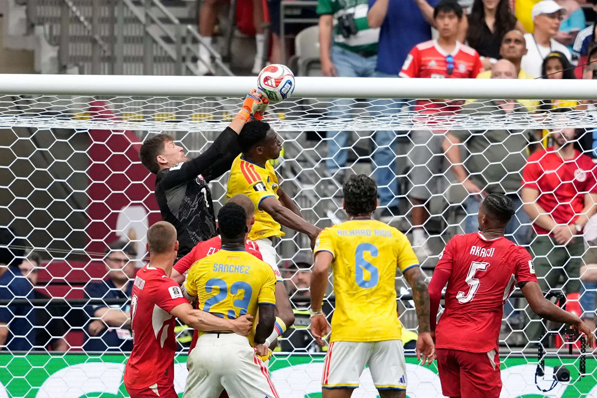 Colombia Switzerland WCup Soccer