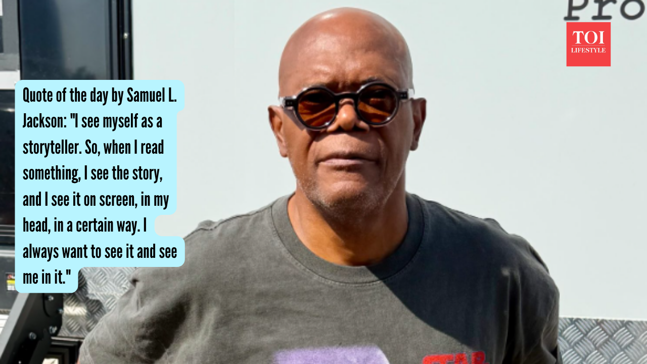Quote of the day by Samuel L. Jackson  I see myself as a storyteller. So, when I read something, I see the story, and I see it on screen, in my head, in a certain way. I always want to see it and