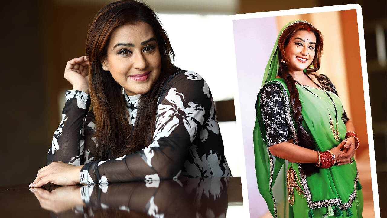 Shilpa Shinde and (inset) in Bhabhi Ji Ghar Par Hai 2.0 which went off air recently within few days of its launch