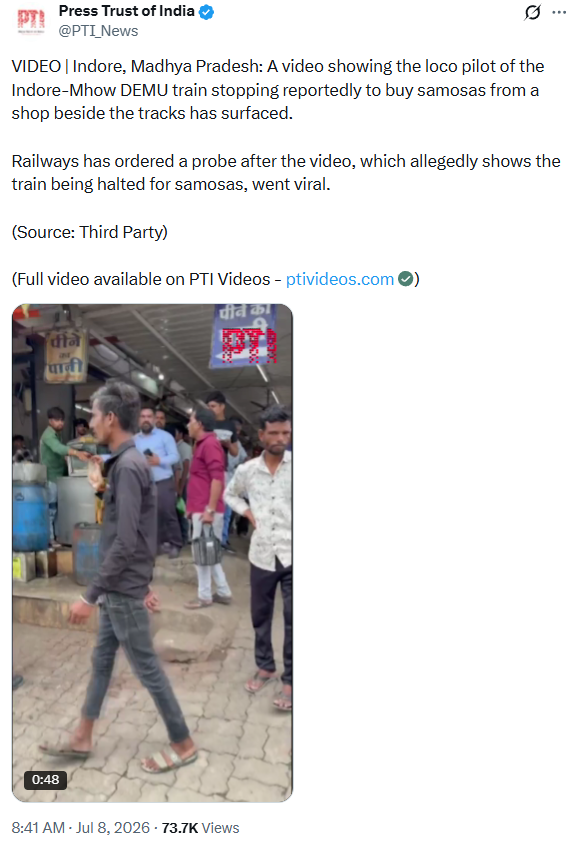 Tweet by PTI Tweet by PTI