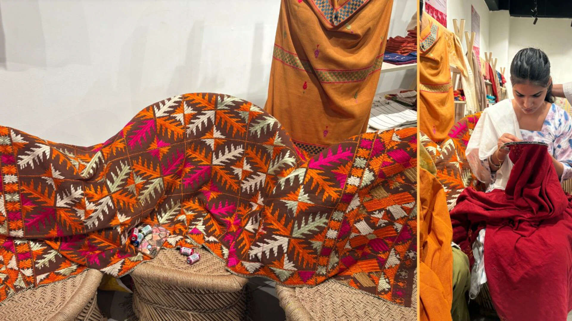 Phulkari artisans and designers highlight Nabha embroidery through exhibitions and community work