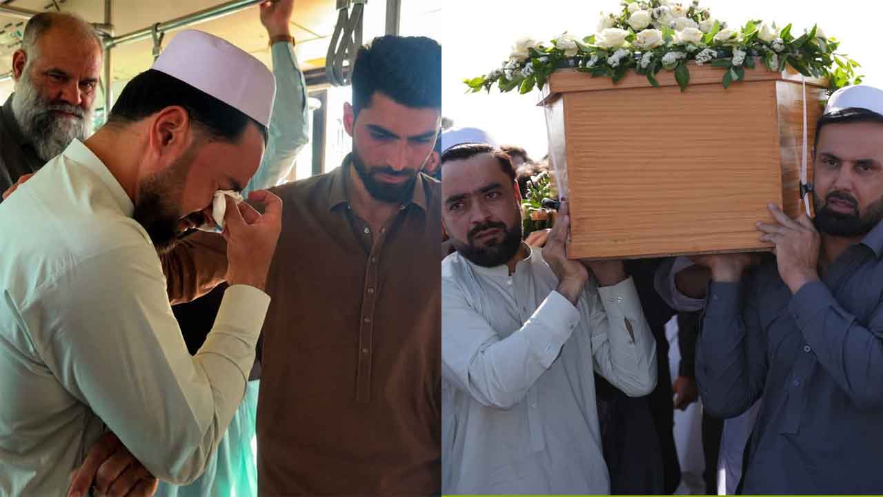 Rashid Khan breaks down as Afghanistan bids emotional farewell to Shapoor Zadran