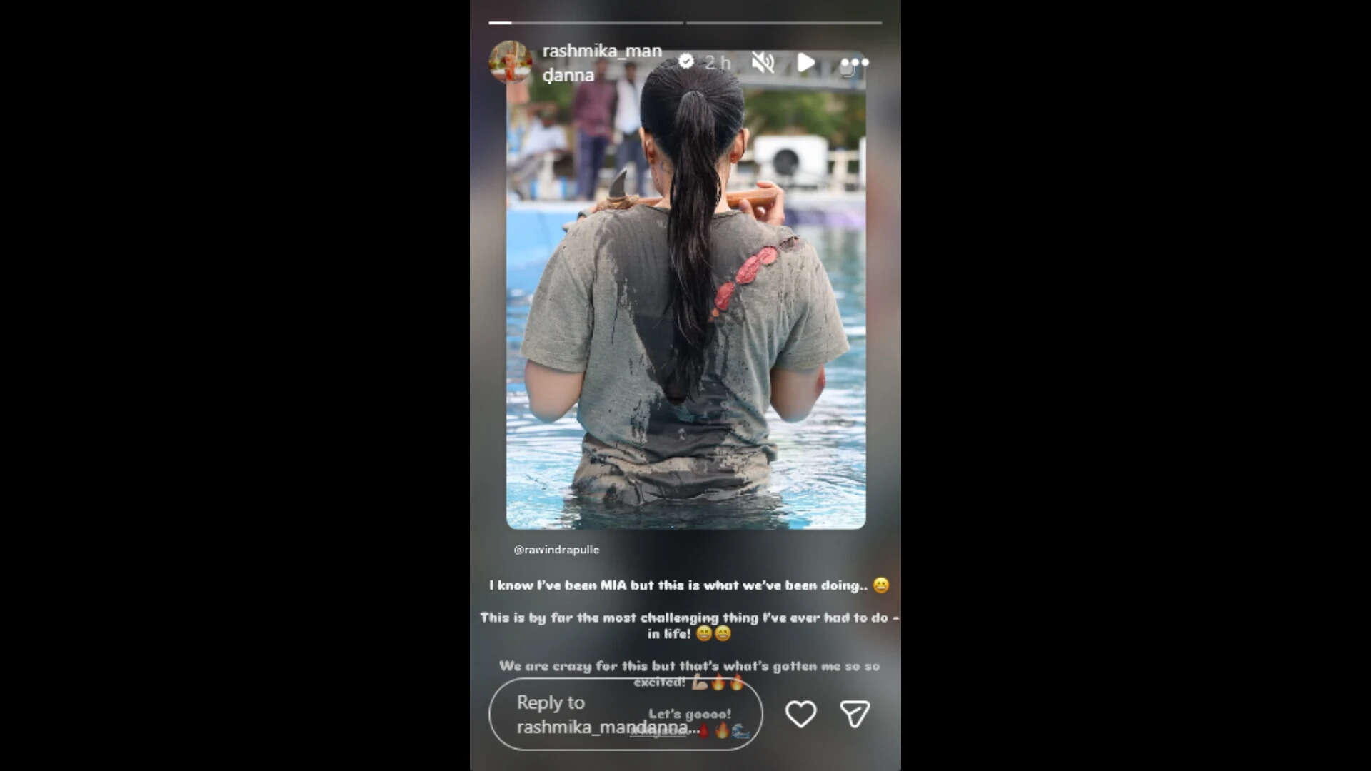 Rashmika Mandanna's post