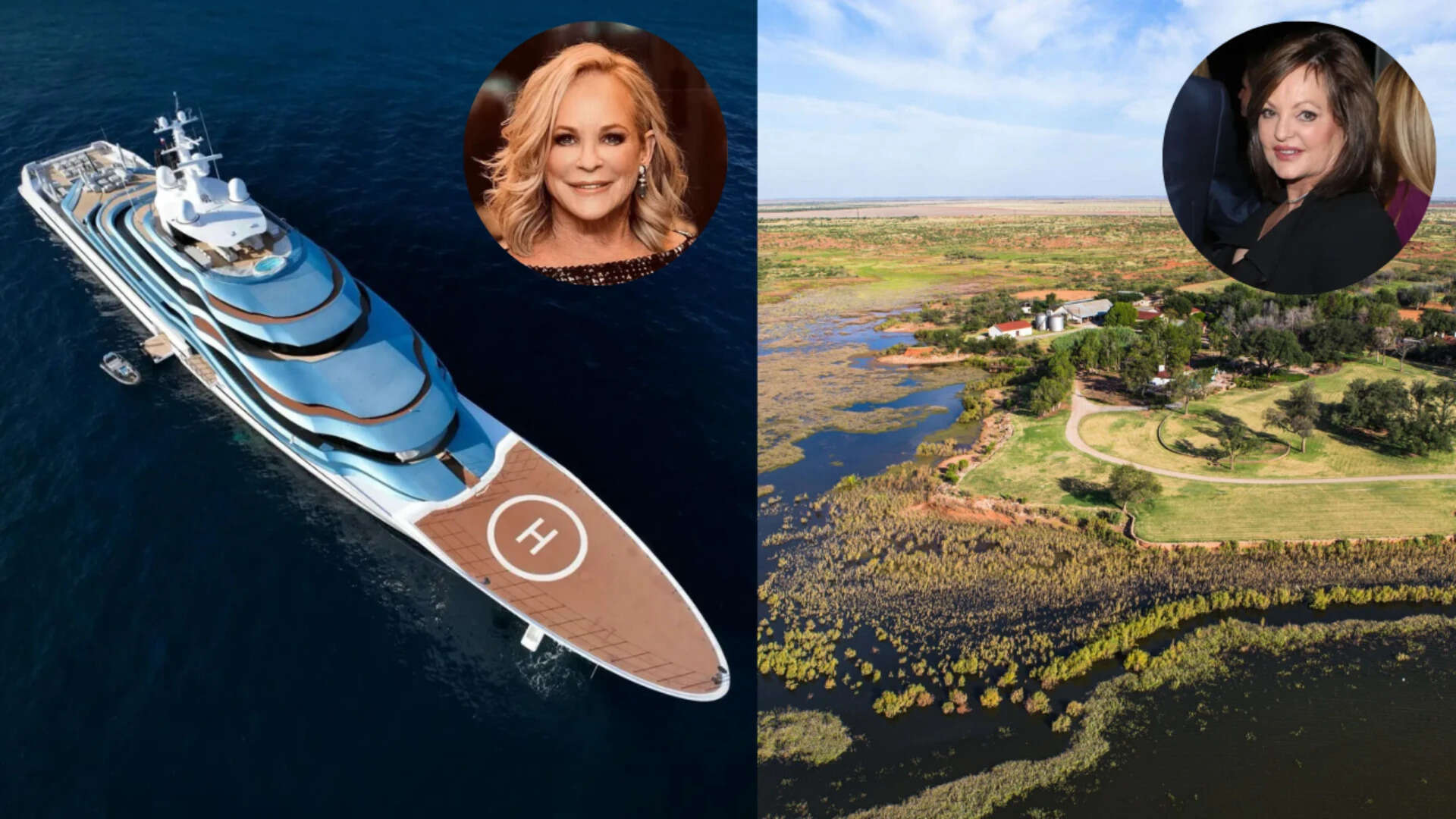 One Walmart heiress owns a $300 million superyacht, while her billionaire sister owns a Texas ranch 13 times the size of Washington DC, where helicopters herd cattle