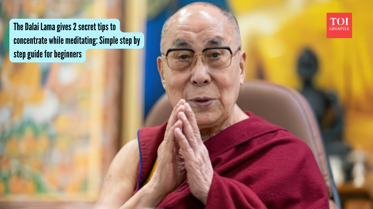 The Dalai Lama gives 2 secret tips to concentrate while meditating Simple step by step guide for beginners