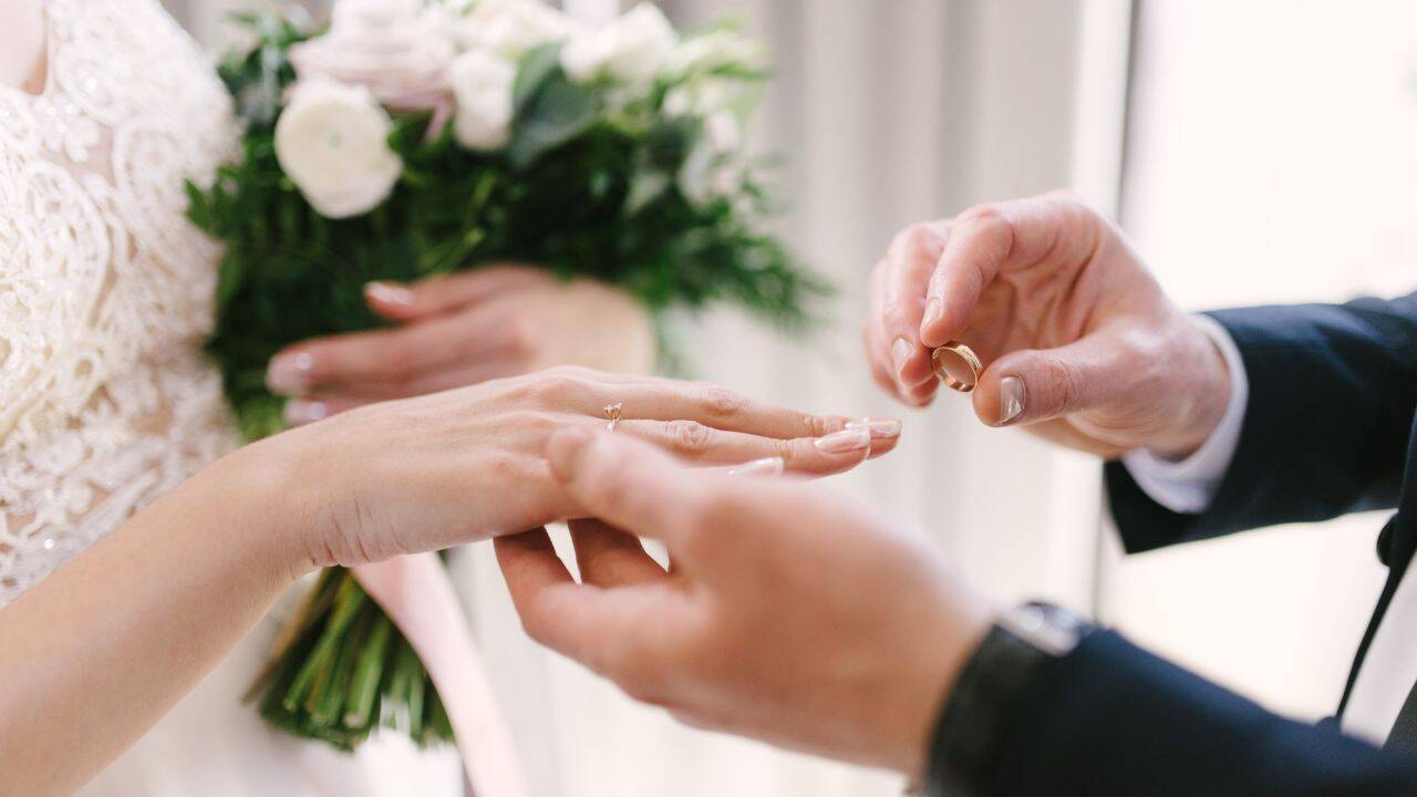 Traditional Christian wedding