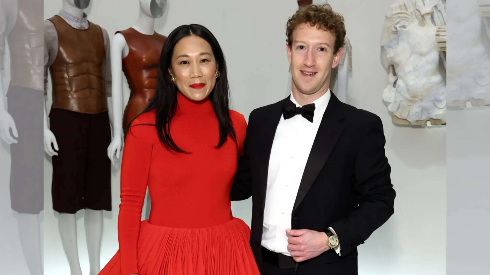 Priscilla Chan and Mark Zuckerberg at the 2026 Met Gala<br>