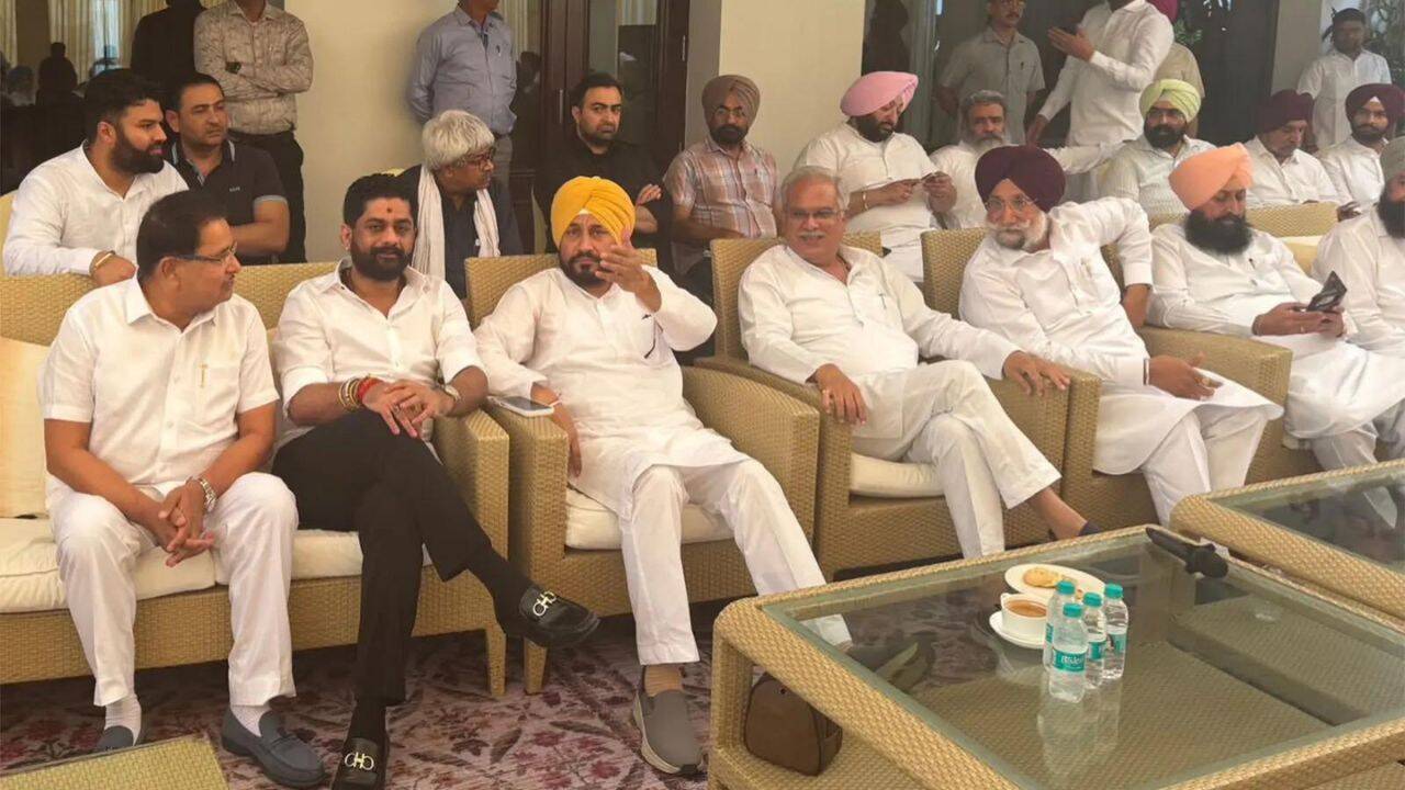 No Leadership Change in Punjab Congress, Says Baghel After Talks with Channi Faction