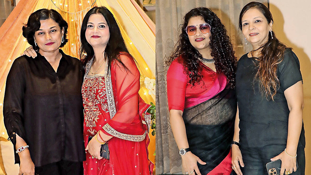 (L) Shipra Bhargava and Sunita Jaiswal (R) Simran Rupani and Kiran