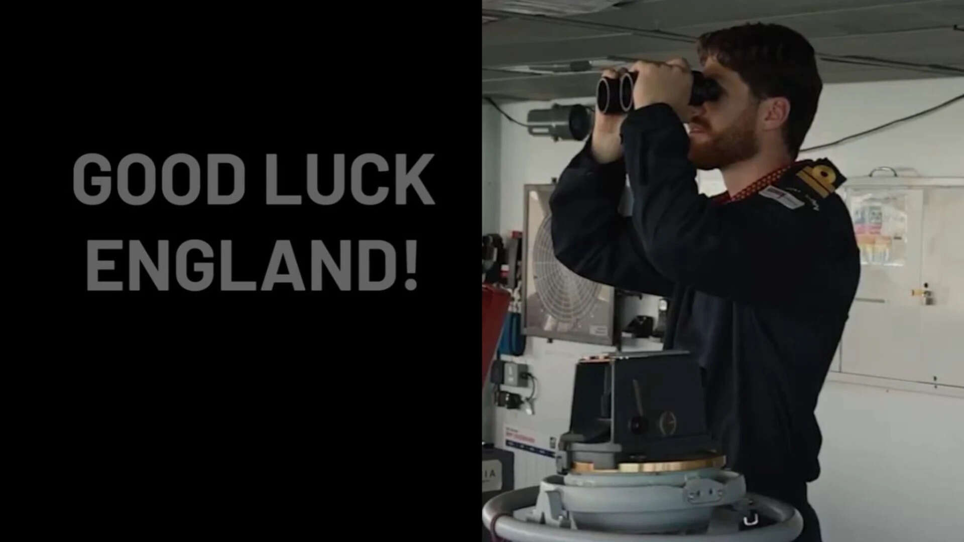 Watch: UK Armed Forces cheer on England with 'Norway may row, England roars' message