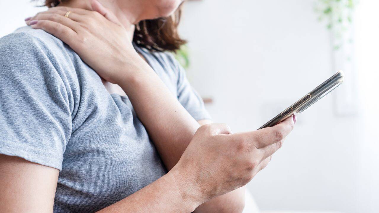 'Tech neck' has become a common problem for many