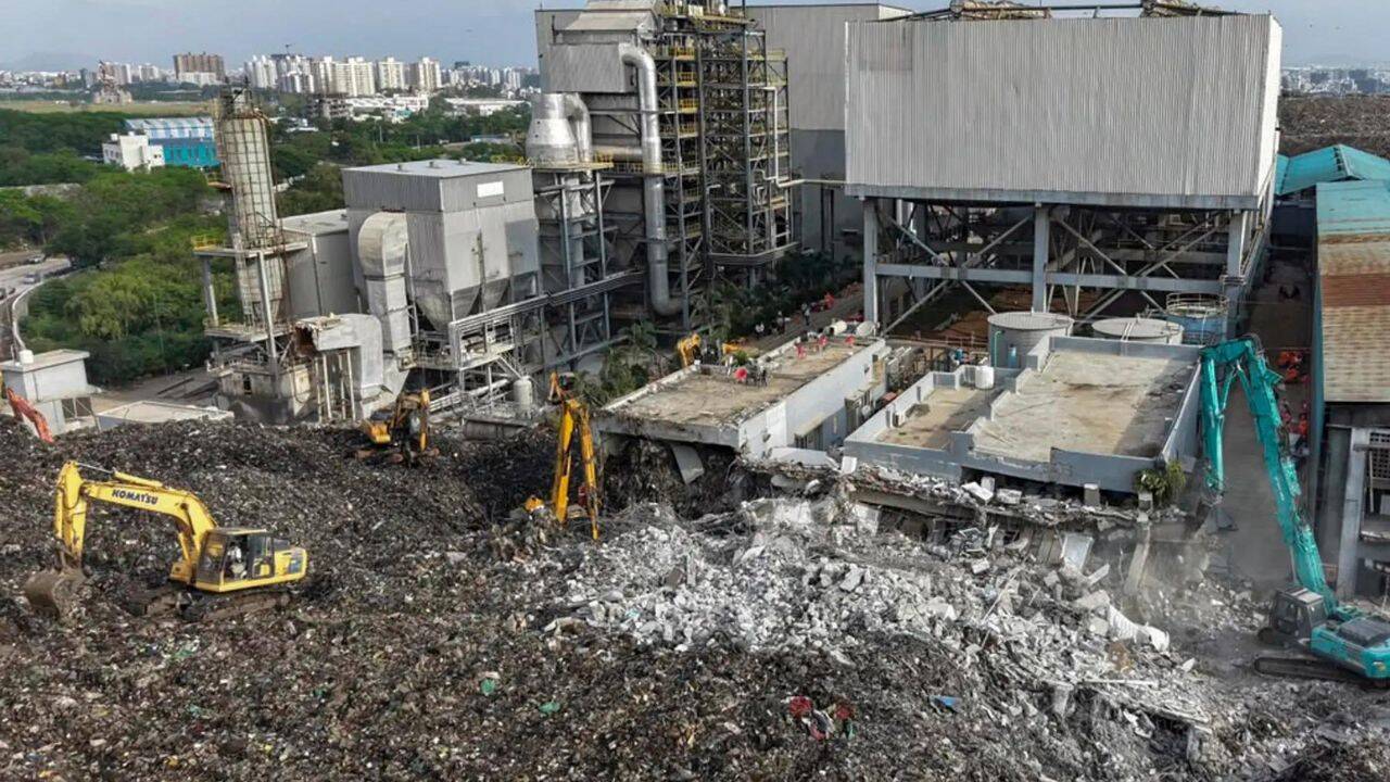 9 dead in Pune's Moshi building collapse; waste plant operator chief blames heavy rainfall
