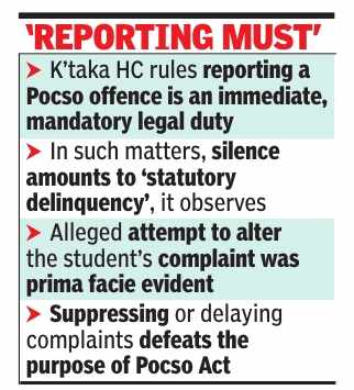 Reporting must<br>