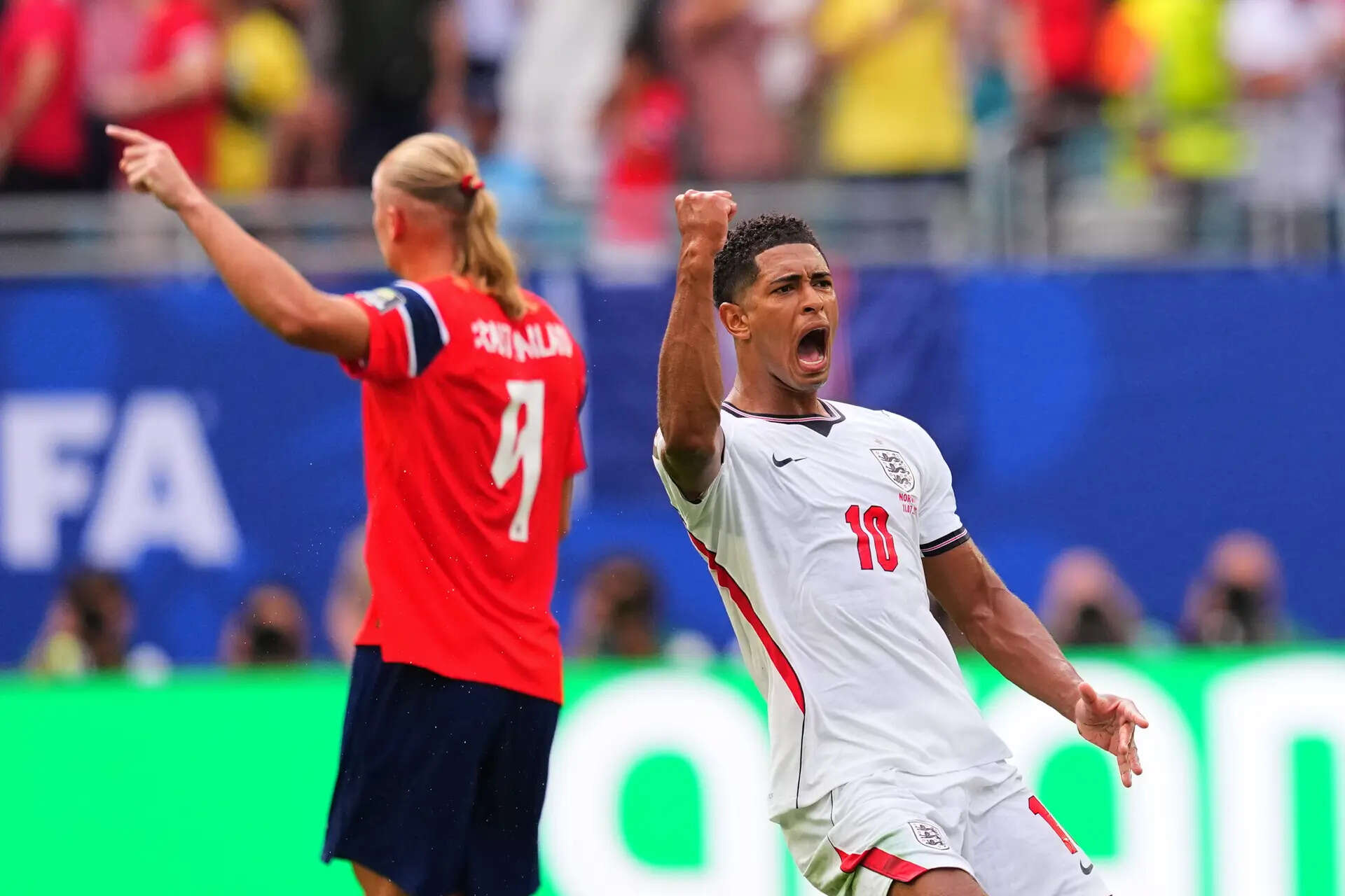 England beats Norway and Argentina takes on Switzerland in World Cup quarterfinals, in photos