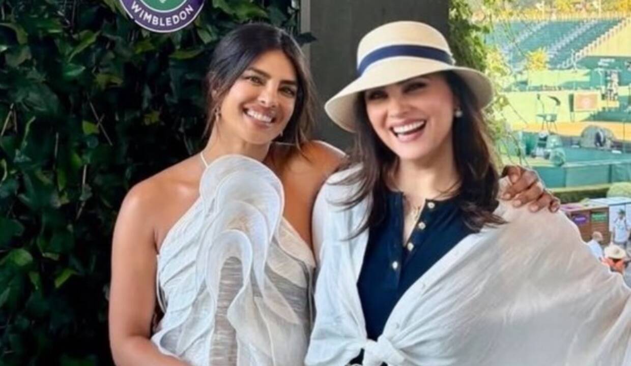 '26 years later...': Priyanka Chopra attends Wimbledon semi-final, shares warm reunion moments with 'Andaaz' co-star Lara Dutta