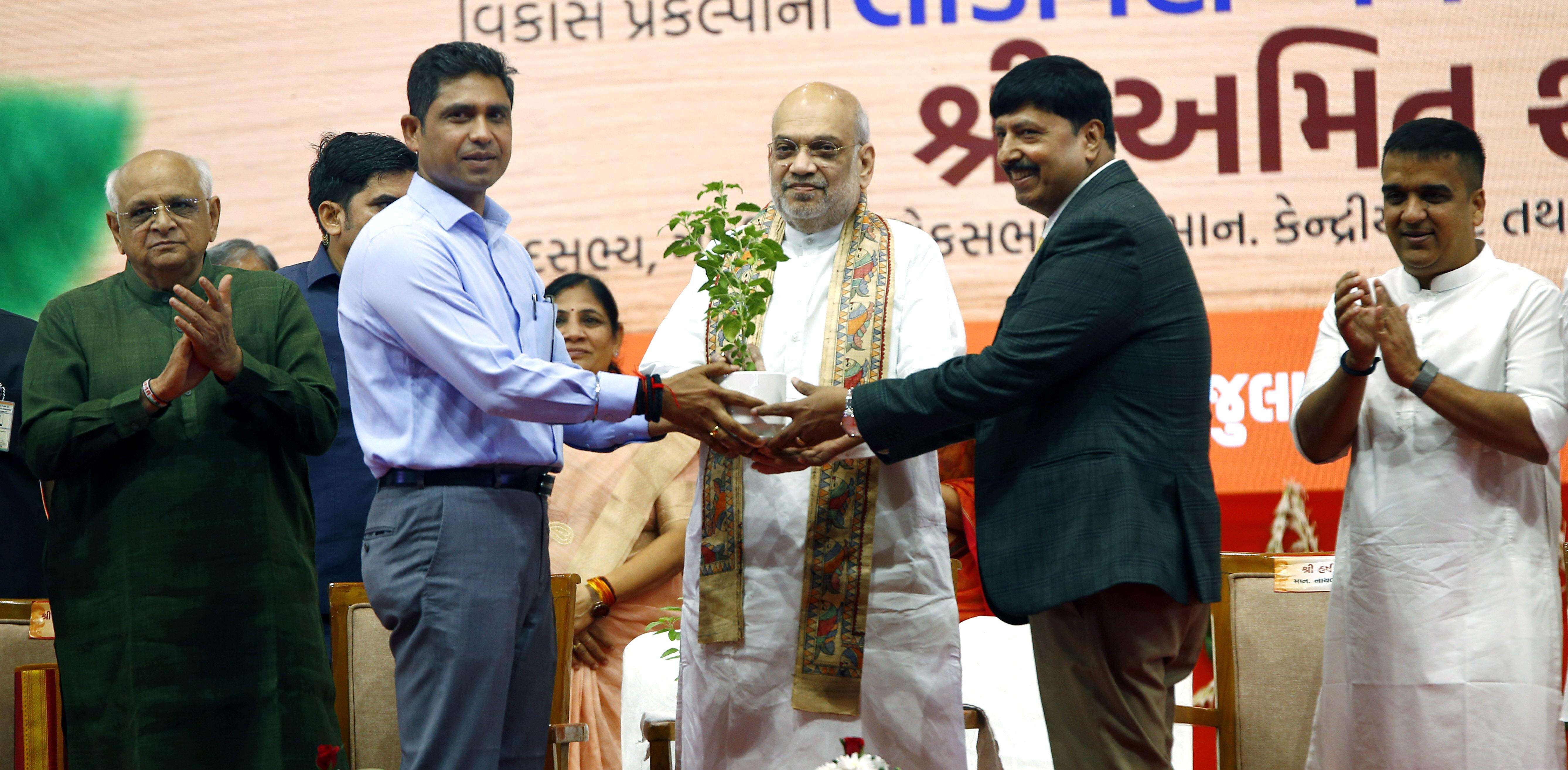 Amit Shah pledges 20% increase in Gandhinagar’s green cover by 2029