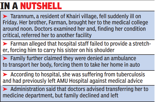 girl dies on brother shoulder