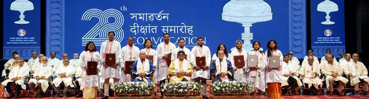 IIT Guwahati 28th Convocation: Gold and Silver Medal Winners