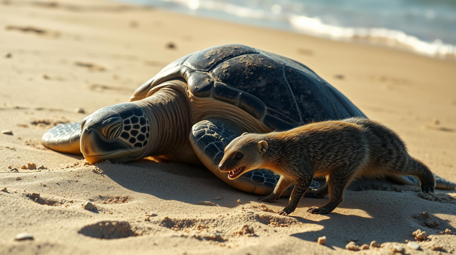 Sea turtles and reptiles also affected by the mongoose