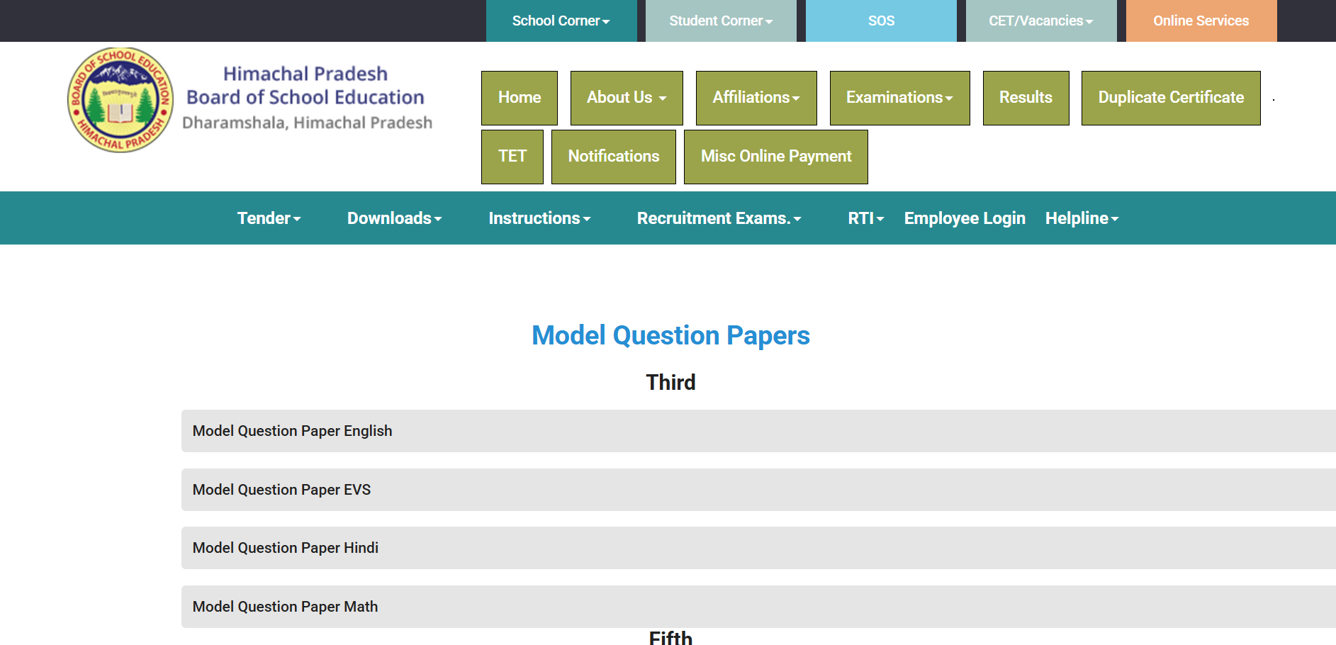 HPBOSE Class 10th model question papers released at hpbose.org: Direct link to download here