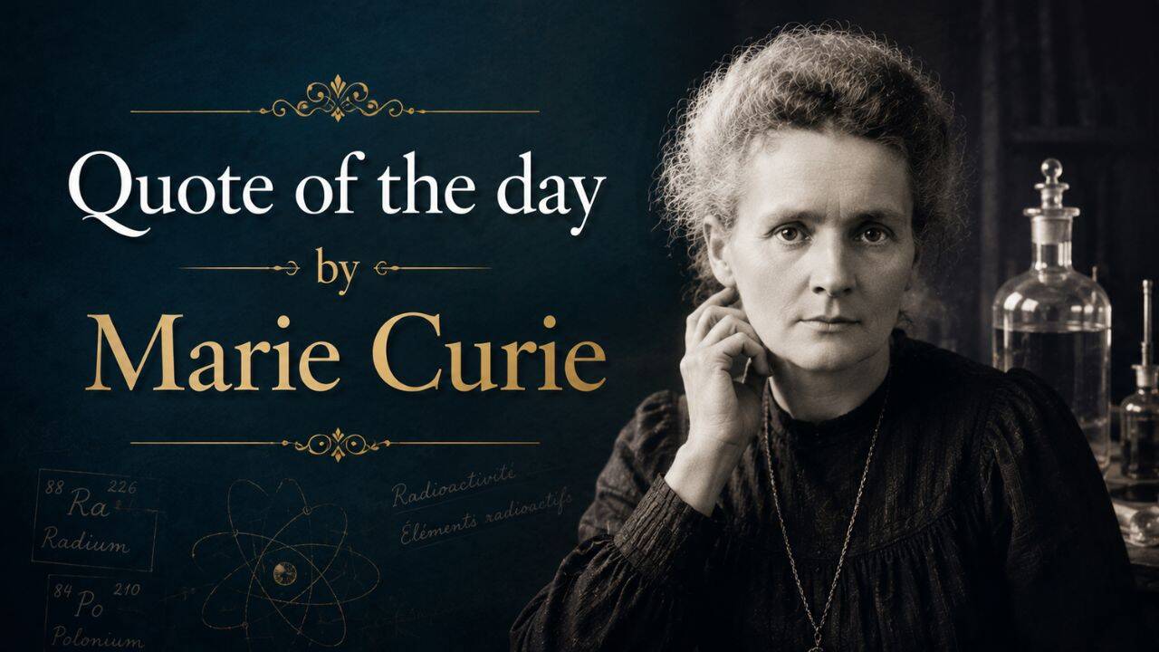 Quote of the day by Marie Curie: "Life is not easy for any of us. But what of that? We must have perseverance and…" - understand what confidence and perseverance can achieve that talent alone never will