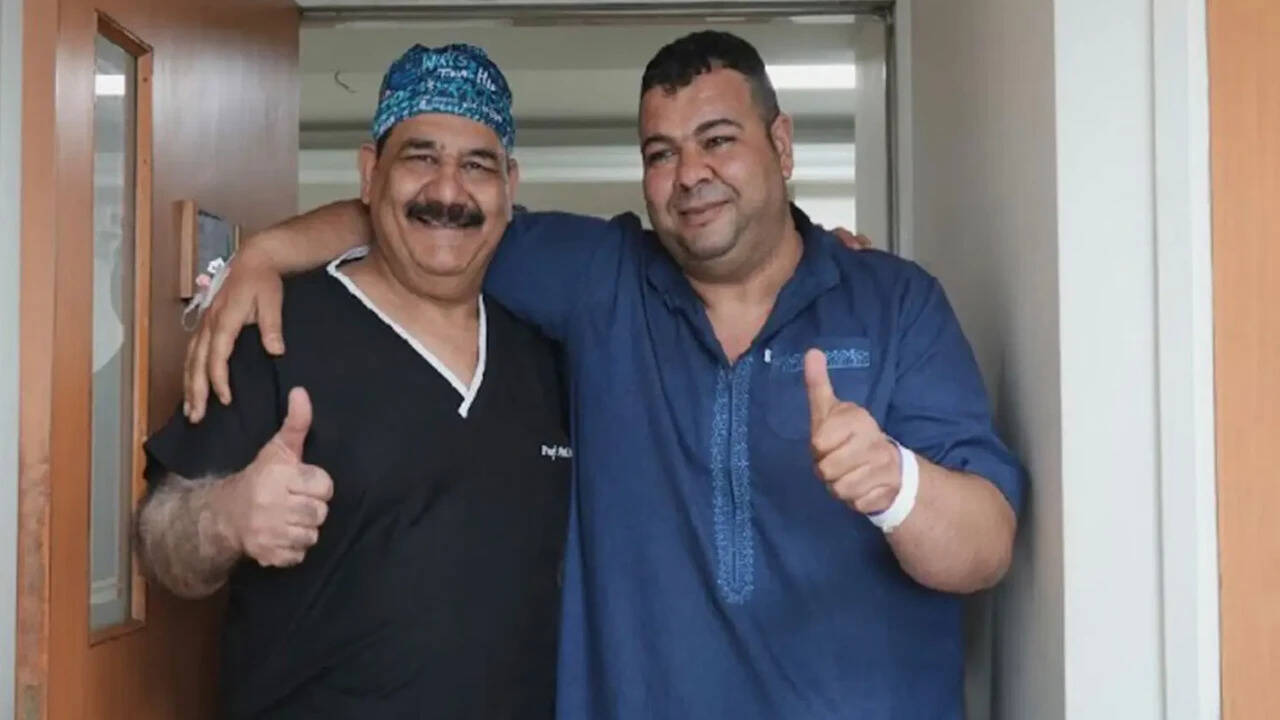 162-kg Iraqi man walks again after complex hip replacement in Delhi