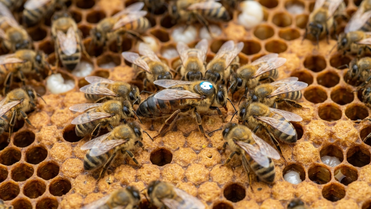 Long live the honey queen: Why the honeybee queen live 8 years longer than the Worker Bees