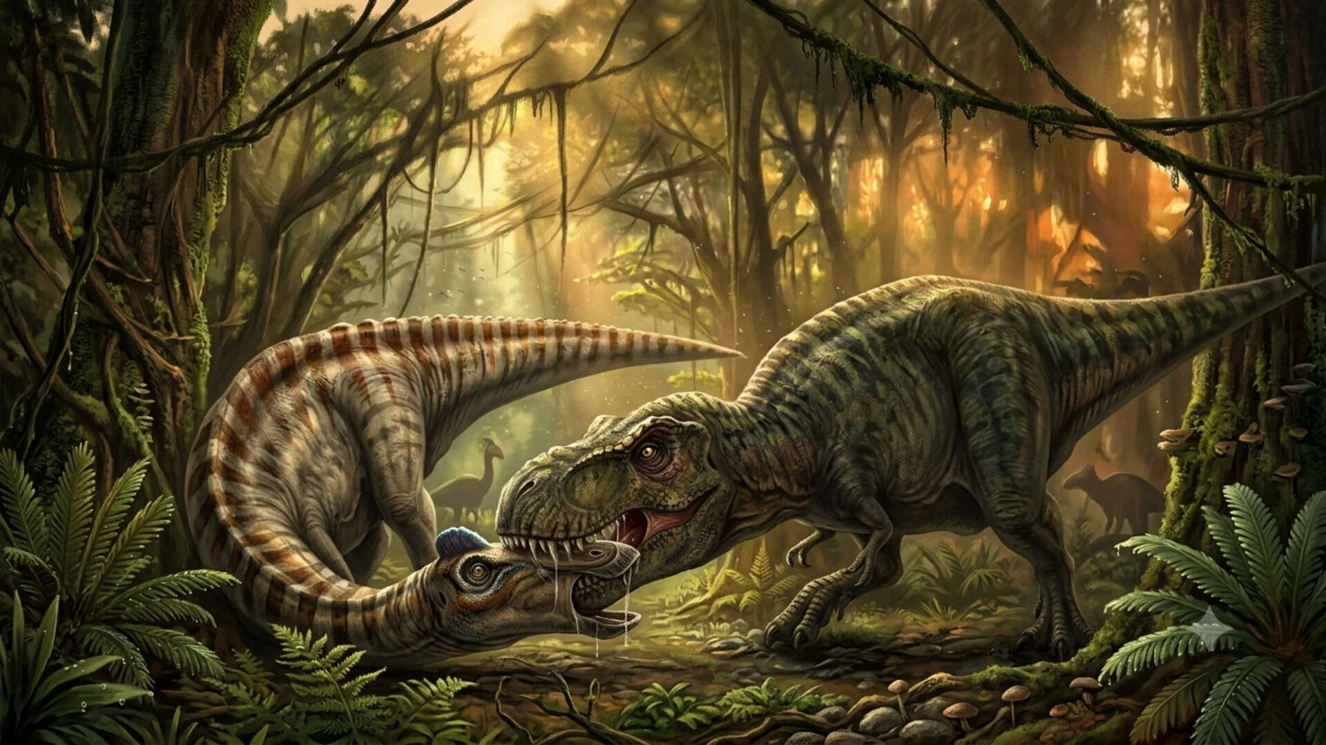 Rare fossil reveals T. rex’s attack style