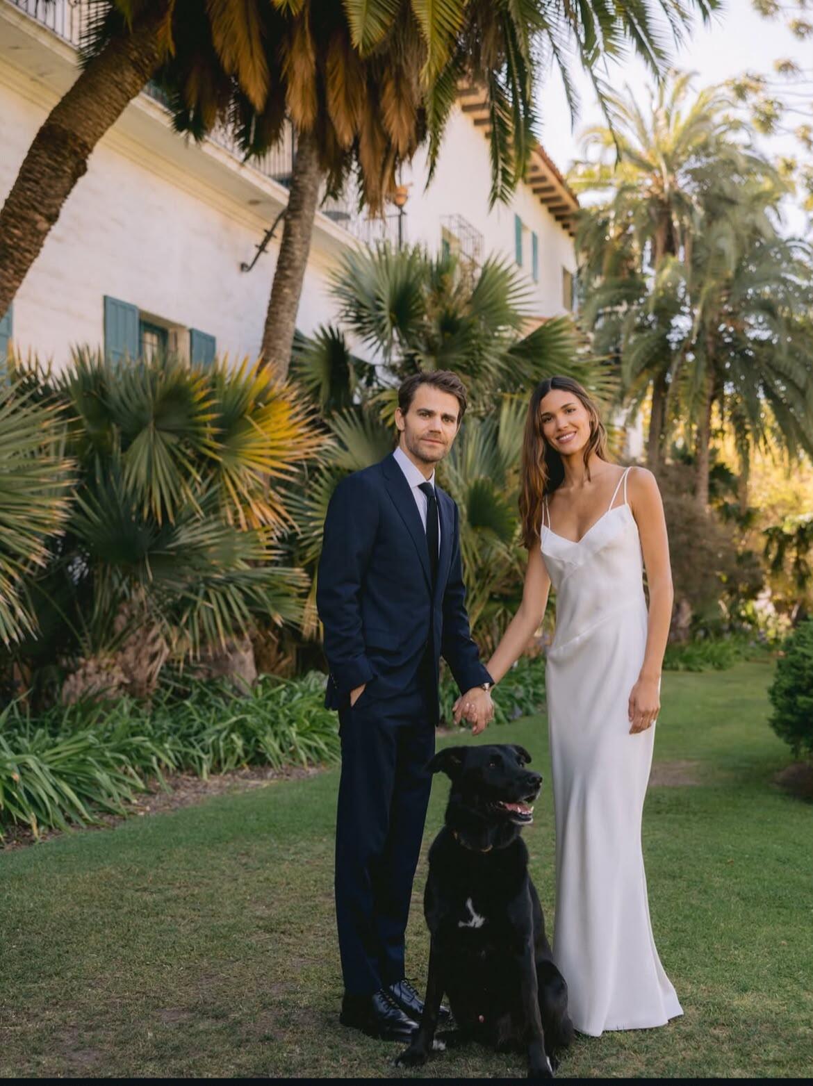 Paul Wesley and Natalie Kuckenburg
