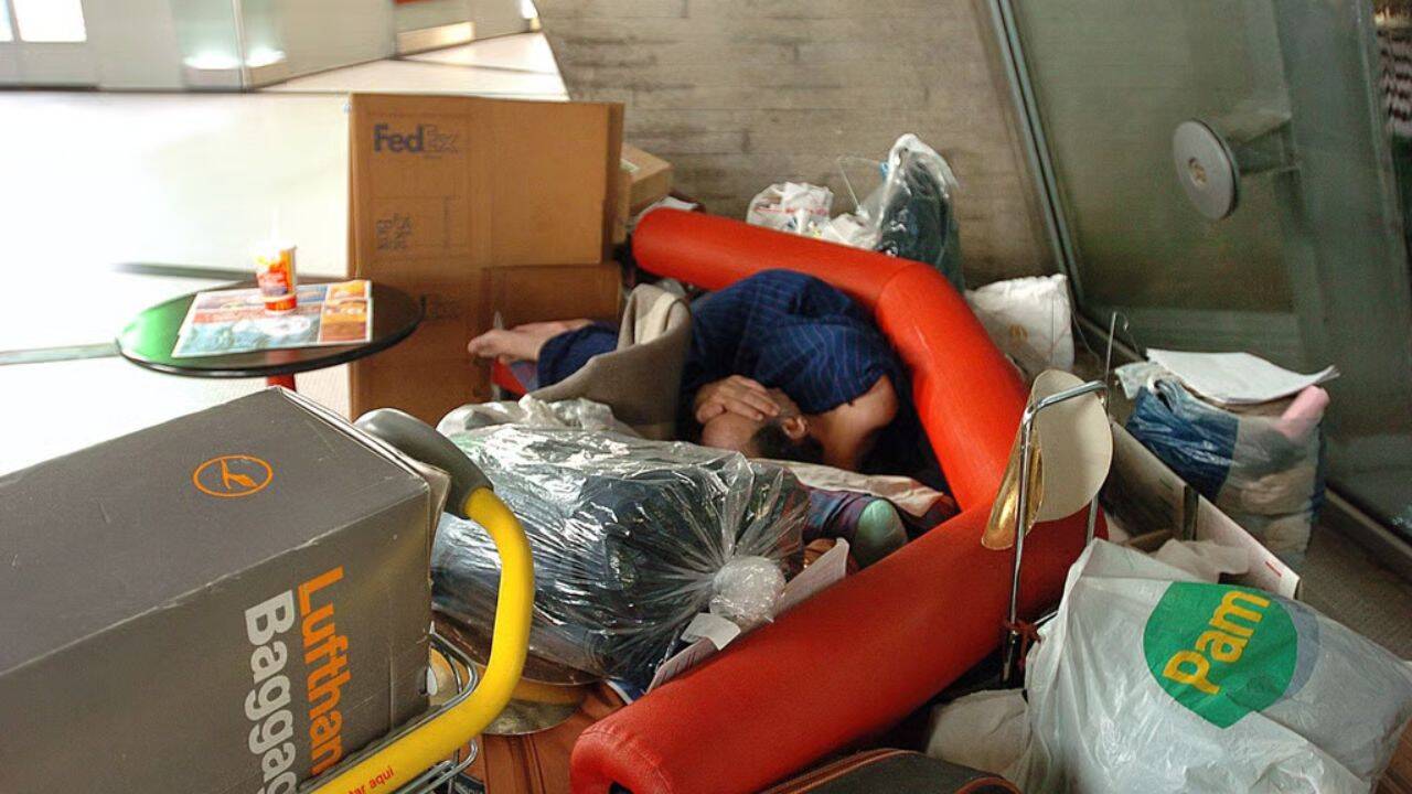 How Nasseri turned a Paris airport terminal into his everyday home