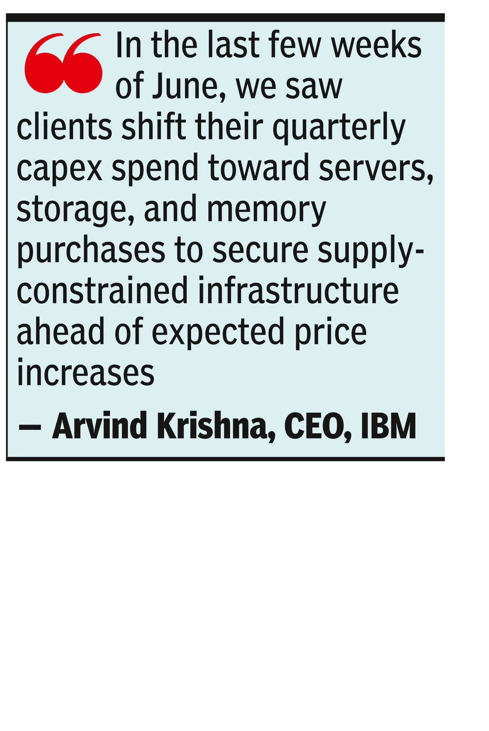 IBM shares tank 26% after initial results disappoint