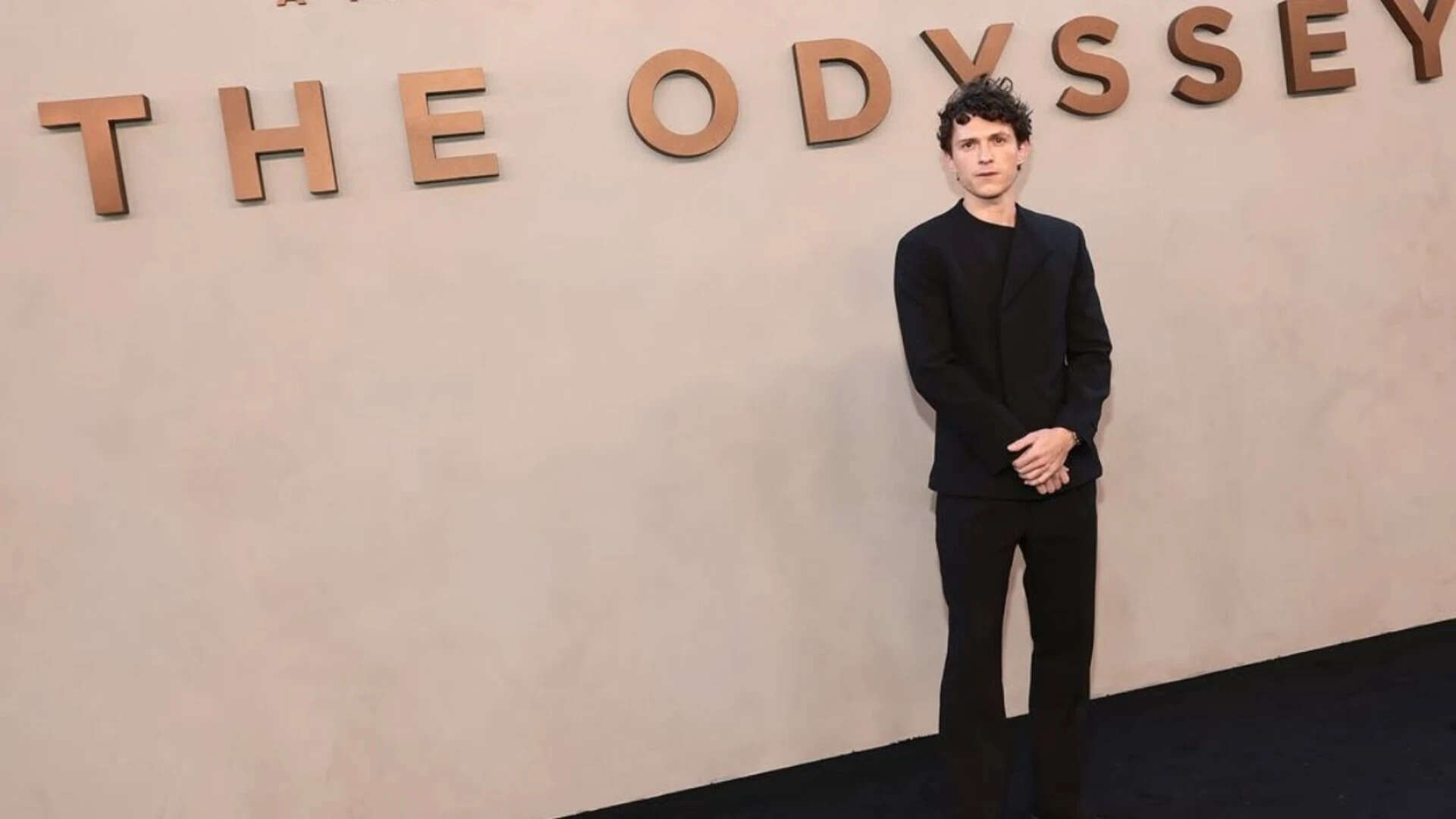 Tom Holland at 'The Odyssey' NYC premiere