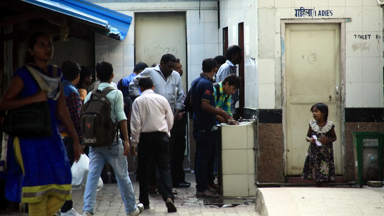 While cities continue investing in flyovers and underpasses, investment in public toilets has remained inadequate. (Photo Credit: Indian Express)