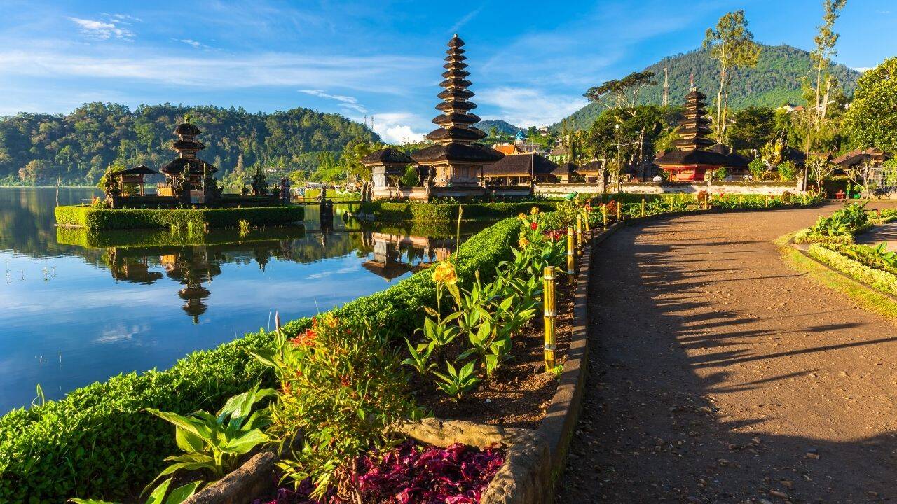 A tourist place of Bali