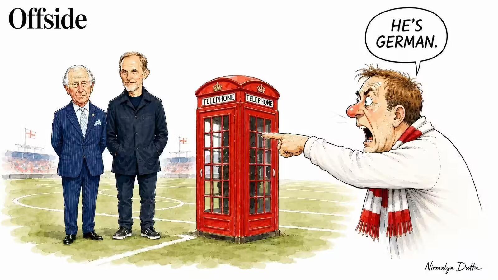 OFFSIDE: HE'S GERMAN
