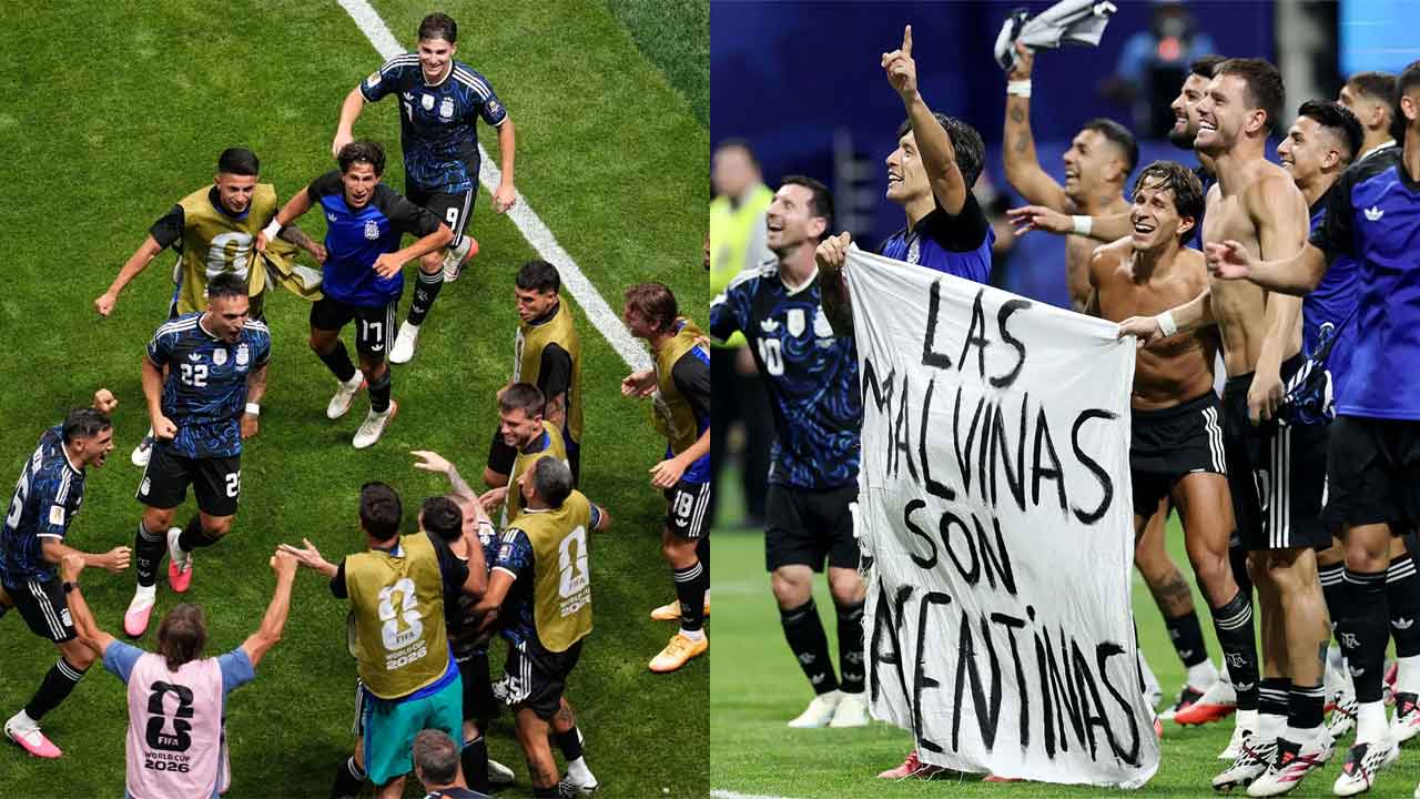 Argentina's Foreign Ministry issues statement after 'Las Malvinas' banner sparks FIFA controversy