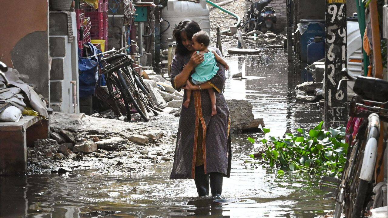 Capital of contrasts: While Delhi moves on, Kirari remains under water