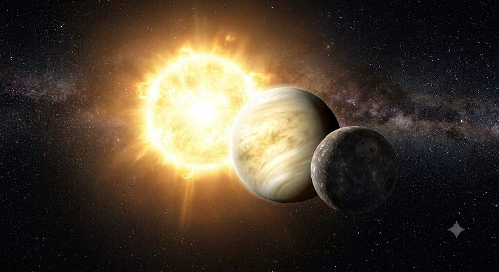 Mercury is the closest planet to the Sun yet Venus is hotter; thanks to a runaway greenhouse effect